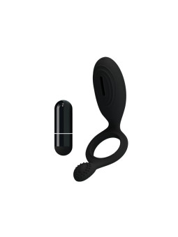 Pretty Love Anillo Vibrador Ethel Color Negro