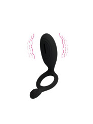Pretty Love Anillo Vibrador Ethel Color Negro