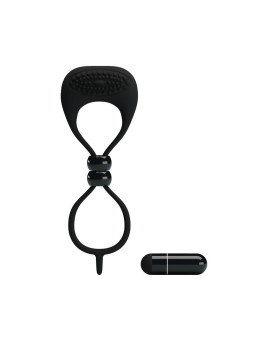 Pretty Love Anillo Vibrador Locker Color Negro