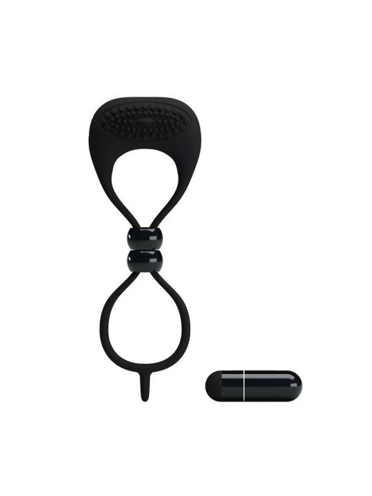 Pretty Love Anillo Vibrador Locker Color Negro