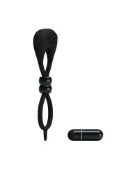 Pretty Love Anillo Vibrador Locker Color Negro