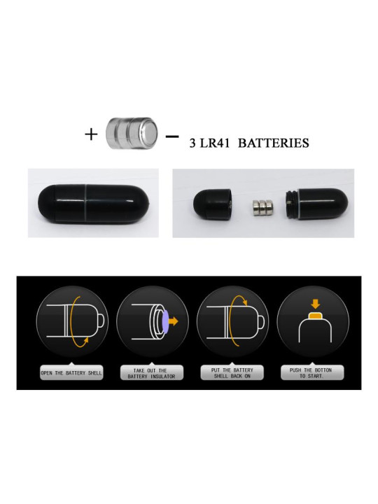 Pretty Love Anillo Vibrador Locker Color Negro