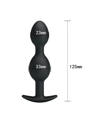 Pretty Love Plug Anal Pesado Color Negro