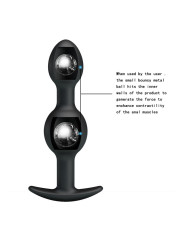 Pretty Love Plug Anal Pesado Color Negro