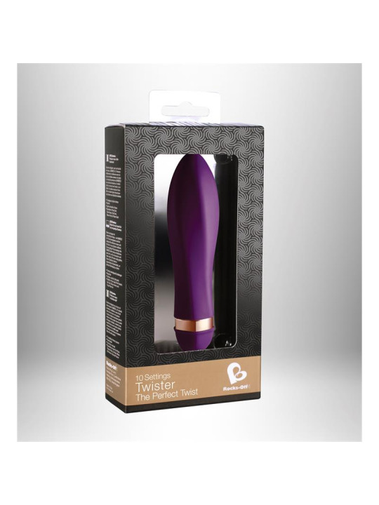 Mini Twist Vibrador Púrpura