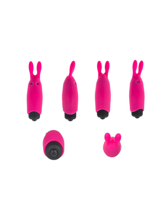 Bala Vibradora Lastic Pocket Rosa Silicona 8.5 x 2.3 cm