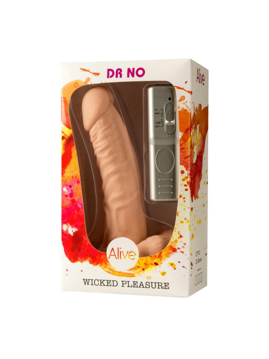 Vibrador Dr No Natural 18 cm