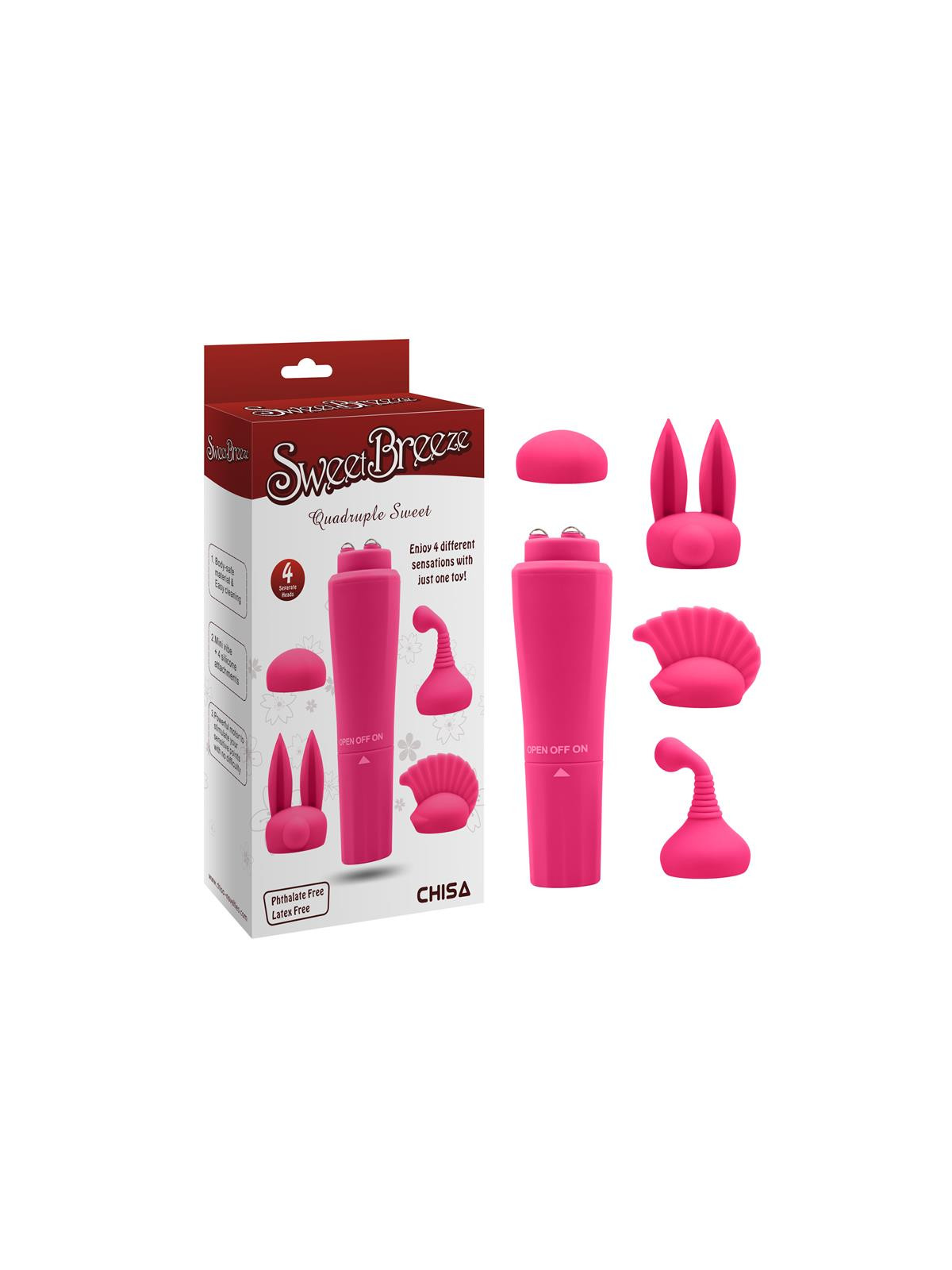 Estimulador con 4 Cabezales Sweet