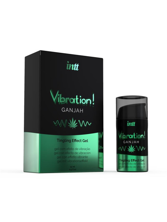 Gel Vibrador Efecto Calor Ganjah 15ml