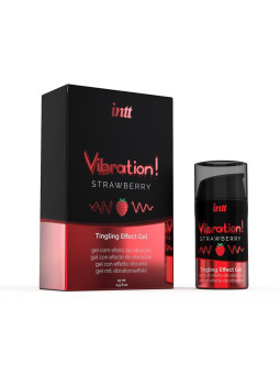 Vibrador Liquido Efecto Calor Aroma Fresa 15 ml