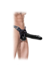 Arnés con Dildo Hueco 30,5 cm Negro