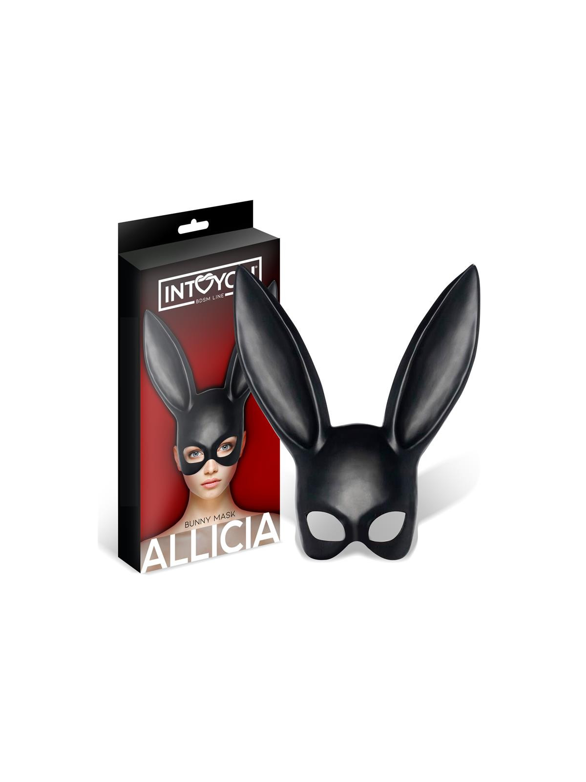 Allicia Máscara de Conejito Negro