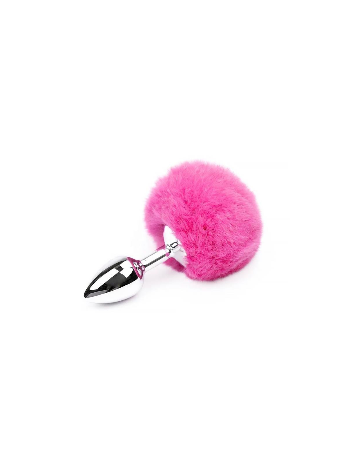 Plug Anal con Pompón Rosa Talla S