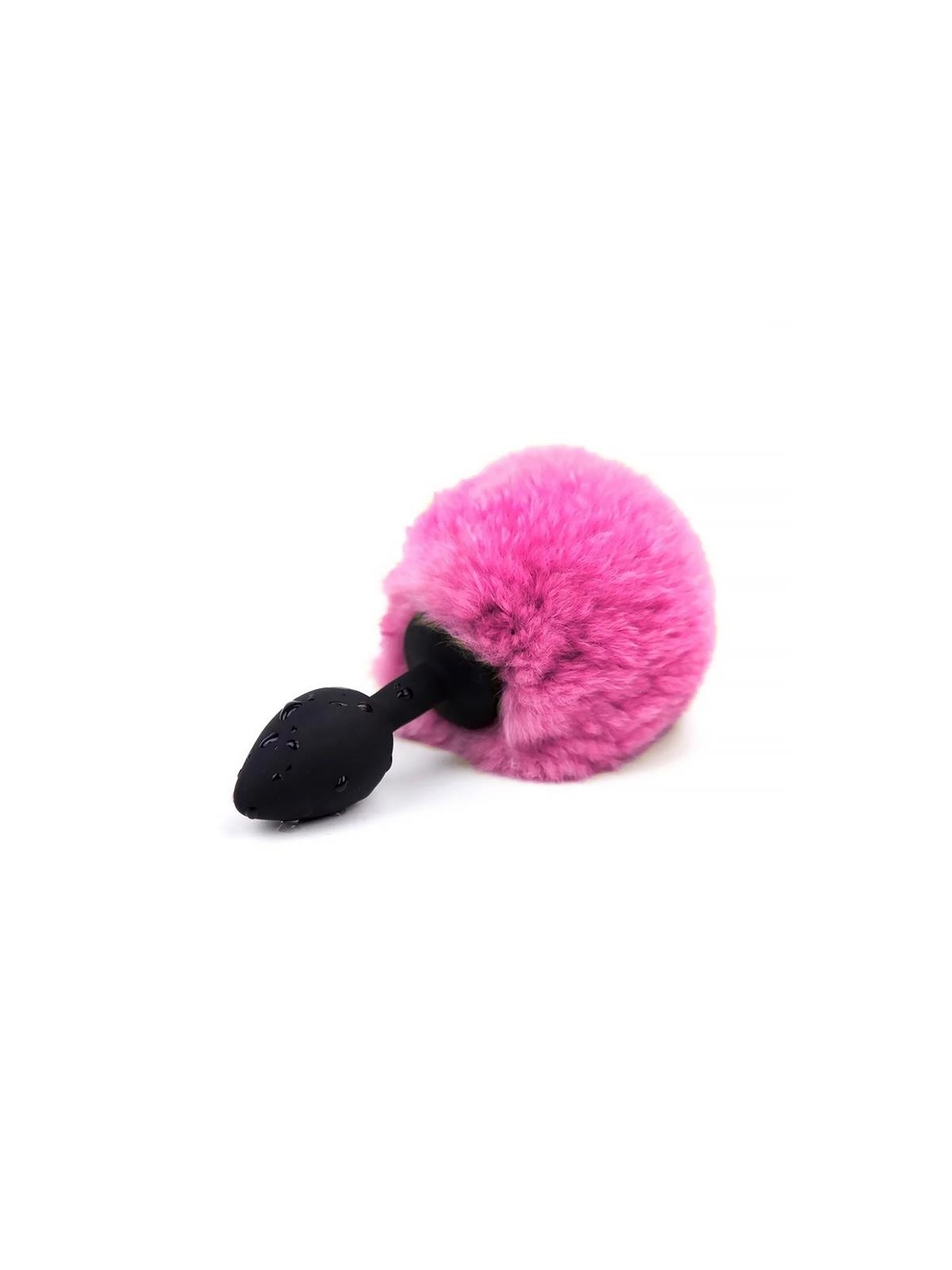 Plug Anal con Pompón Rosa Talla S