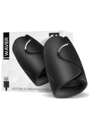 Waver Masturbador Masculino Función Calor y Vibración Flexible USB Silicona