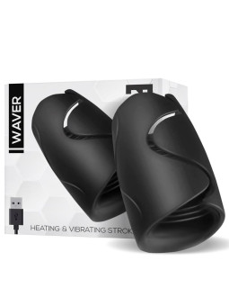 Waver Masturbador Masculino Función Calor y Vibración Flexible USB Silicona
