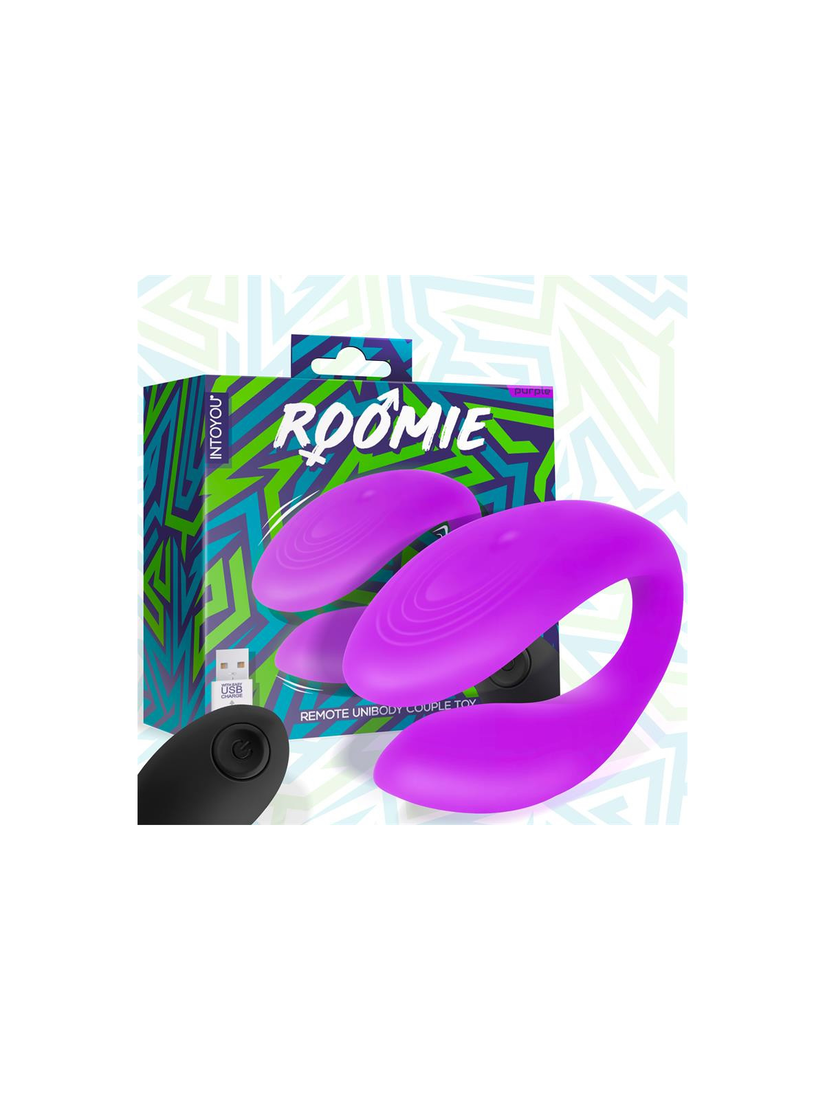 Roomie Vibrador para Parejas Silicona Líquida Unibody Control Remoto USB