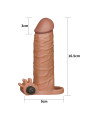 Funda para el Pene con Vibración Add 2 Pleasure X Tender Marrón