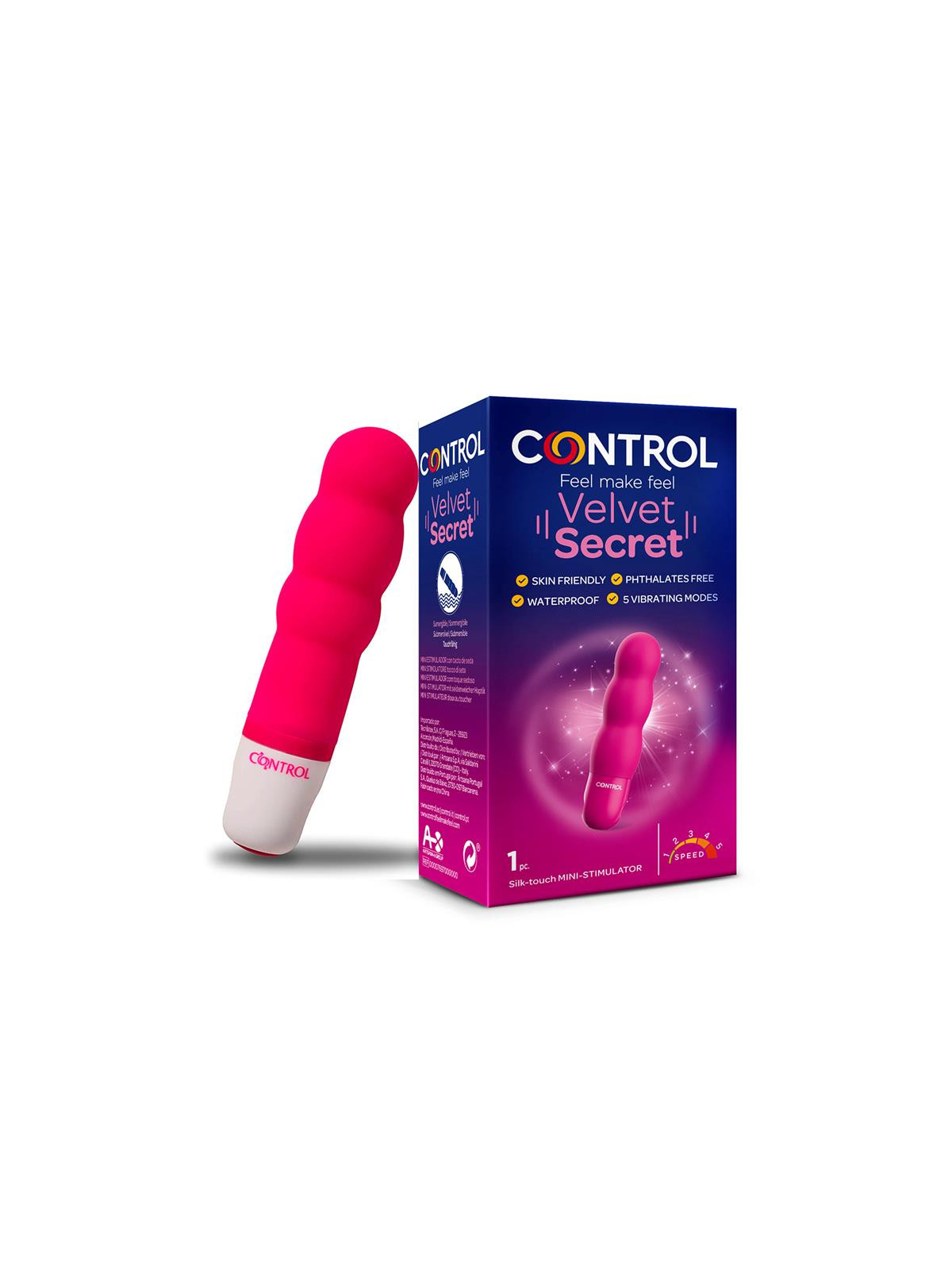 Mini Vibrador Velvet Secret 5 Funciones