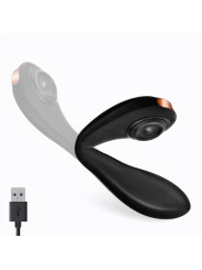 Pulsar Vibrador con Pulsación y Esqueleto Articulado Silicona USB