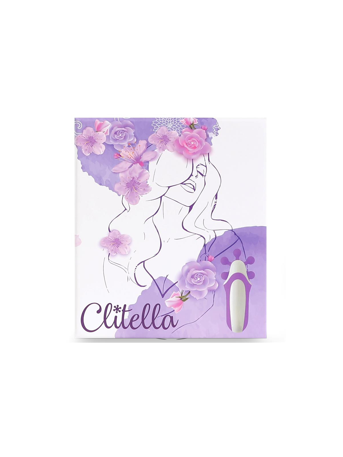 Clitella Estimulador Sexo Oral con Accesorios Púrpura