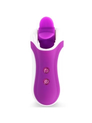 Clitella Estimulador Sexo Oral con Accesorios Púrpura