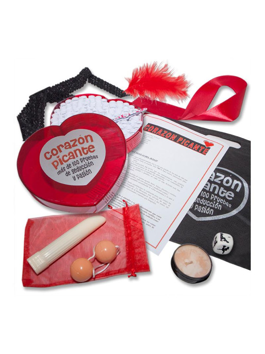 Juego Corazón Picante con 100 Pruebas