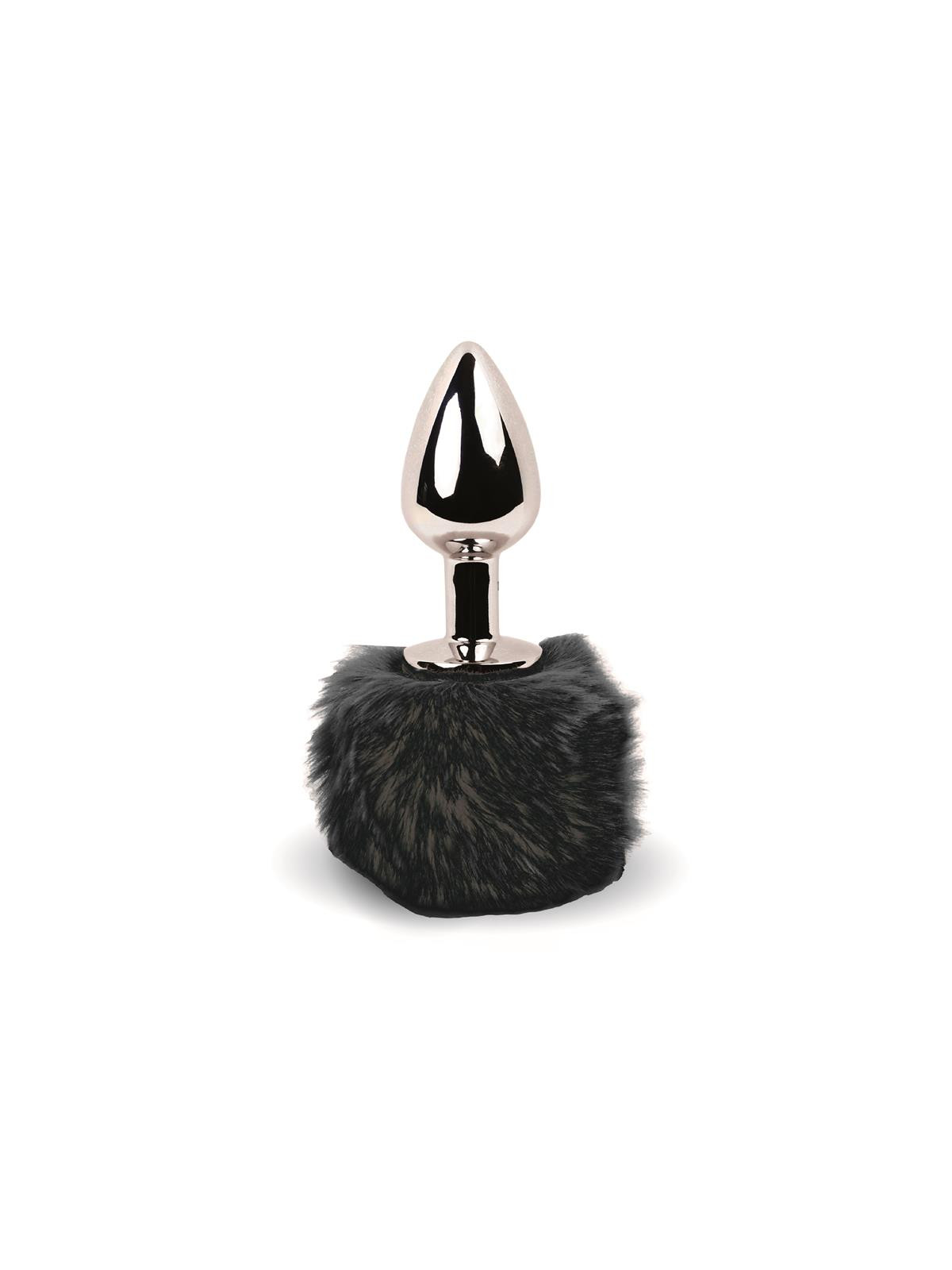 Bunny Tail Plug Anal con Cola Negro