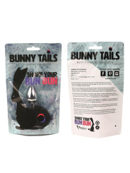 Bunny Tail Plug Anal con Cola Negro