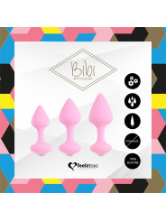 Bibi Set de 3 Plugs Anales Rosa