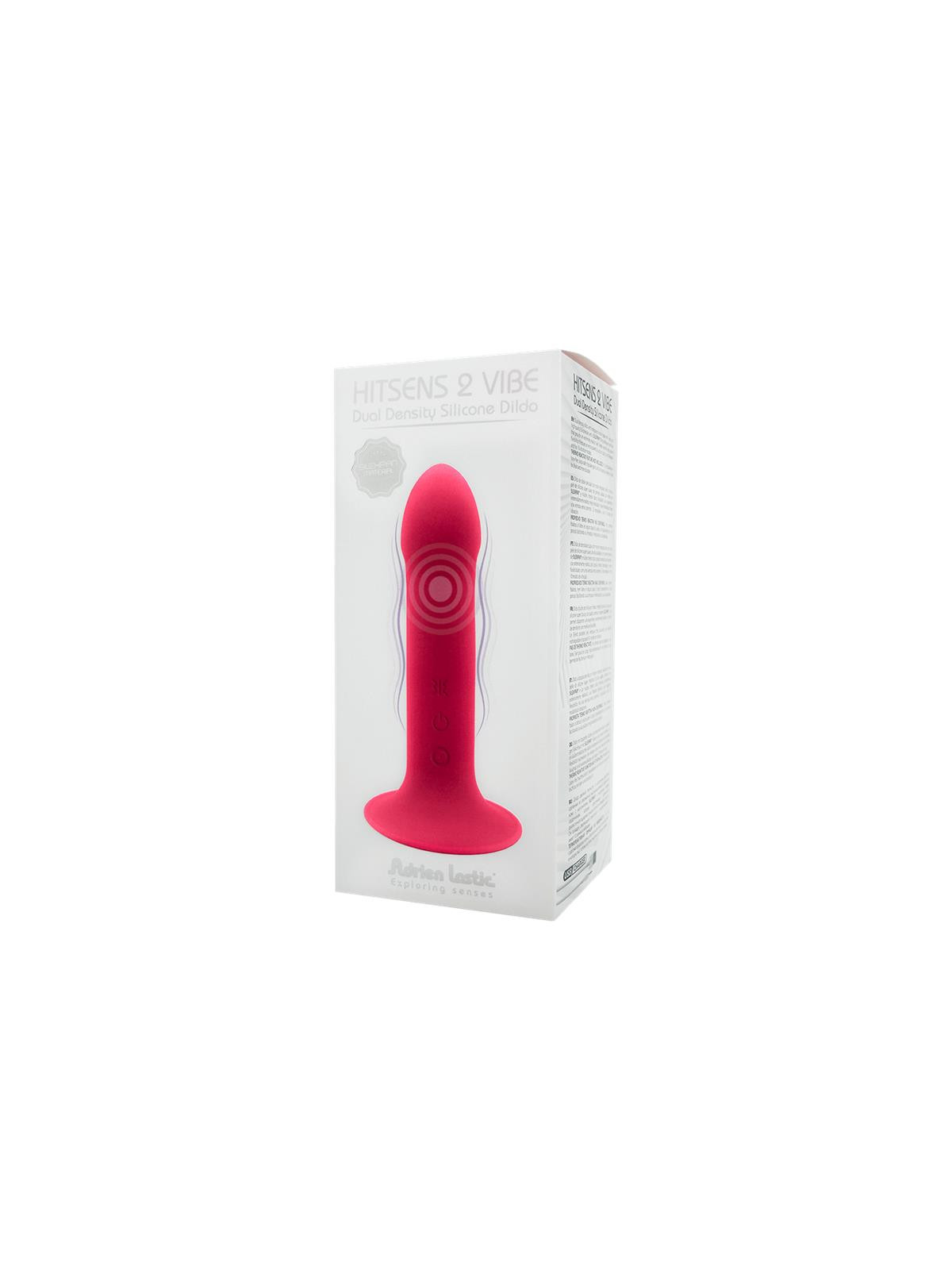 Dildo Doble Densidad con Vibración Hitsens 2 6.5 S02 M Rosa