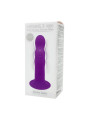 Dildo Doble Densidad con Vibración Hitsens 3 7 S03 M Púrpura