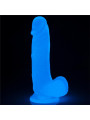 Dildo Lumino 7.5 Luz Azul