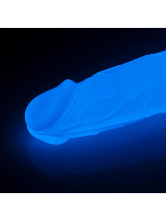 Dildo Lumino 7.5 Luz Azul