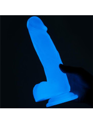 Dildo Lumino 7.5 Luz Azul