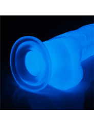 Dildo Lumino 7.5 Luz Azul