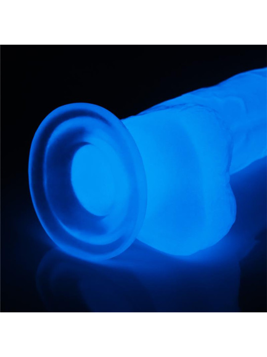 Dildo Lumino 7.5 Luz Azul