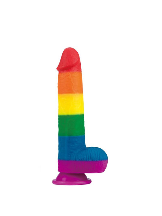 Dildo Prider 9 Silicona Líquida LGBT