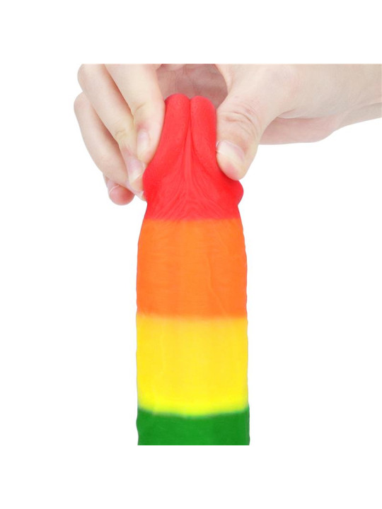Dildo Prider 9 Silicona Líquida LGBT