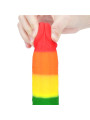 Dildo Prider 9 Silicona Líquida LGBT