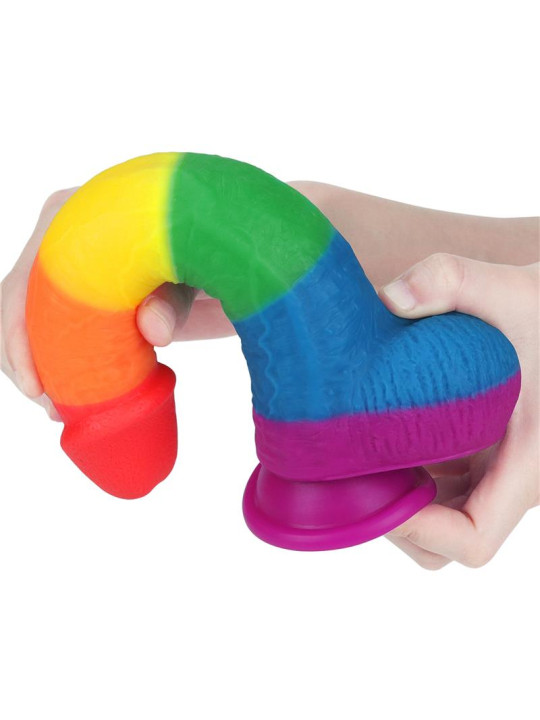 Dildo Prider 9 Silicona Líquida LGBT