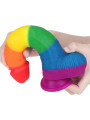 Dildo Prider 9 Silicona Líquida LGBT