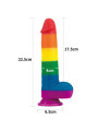 Dildo Prider 9 Silicona Líquida LGBT