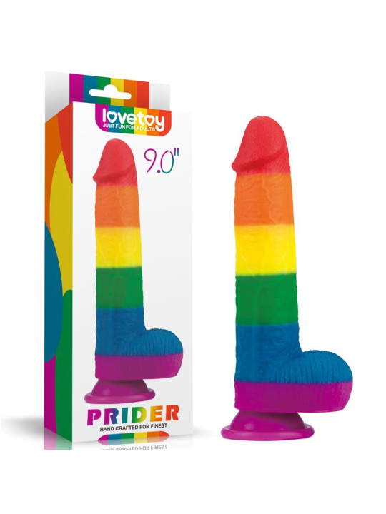 Dildo Prider 9 Silicona Líquida LGBT