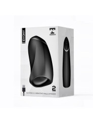 Evony Masturbador Masculino Sexo Oral Succión y Vibración 2 Motores USB Silicona