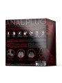 Asher Plug Anal con Control Remoto USB Magnético Negro