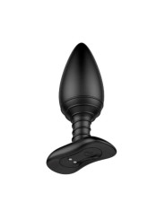 Asher Plug Anal con Control Remoto USB Magnético Negro