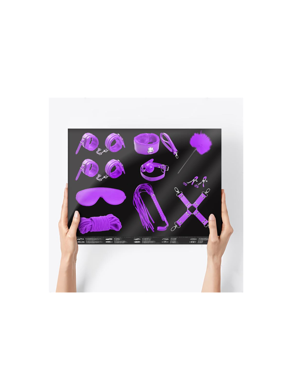 Set Bondage de 10 Piezas Púrpura
