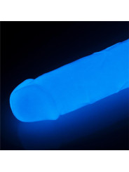 Dildo Lumino 8 Luz Azul