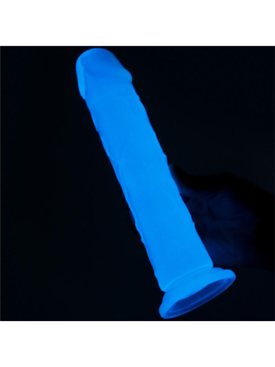 Dildo Lumino 8 Luz Azul